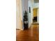 Hallway with decorative plant and wood floors leading to other rooms at 6445 Glory Rise Ct, Las Vegas, NV 89142