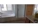 Bathroom featuring tub, shower, and vanity at 6541 Chinatown St, Las Vegas, NV 89166