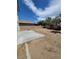 Spacious fenced backyard with patio and room for gardening and outdoor activities at 8149 Palace Monaco Ave, Las Vegas, NV 89117