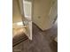 Upstairs hallway landing with access to bedroom and bathroom at 8149 Palace Monaco Ave, Las Vegas, NV 89117