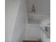 Looking up at the staircase with white walls at 8332 Shore Breeze Dr, Las Vegas, NV 89128