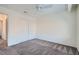 Bedroom showcasing neutral carpet, a ceiling fan, and a closet at 8425 Sewards Bluff Ave, Las Vegas, NV 89129