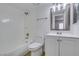 Well-maintained bathroom with modern fixtures and bright lighting at 924 Falconhead Ln # 102, Las Vegas, NV 89128