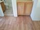 Hallway with built-in cabinet and bath access at 9937 La Paca Ave, Las Vegas, NV 89117