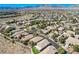 Aerial view featuring a peaceful community with mountain views at 10621 Tinta Ln, Las Vegas, NV 89144
