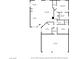 Layout of the house showing the kitchen, living room, office, bedrooms, and garage at 1104 Christopher View Ave, North Las Vegas, NV 89032