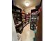 Walk-in pantry with ample shelving for organized storage of food and kitchen essentials at 11268 Corsica Mist Ave, Las Vegas, NV 89135