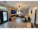 Inviting living room with fireplace, TV, and comfortable seating at 3047 Whispering Crest Dr, Henderson, NV 89052