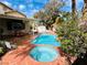 Sparkling pool and spa with a patio area, ideal for relaxation and entertainment at 3047 Whispering Crest Dr, Henderson, NV 89052