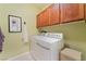 Convenient laundry area with modern washer and dryer units, designed for efficient and comfortable laundry tasks at 3975 N Hualapai Way # 285, Las Vegas, NV 89129