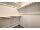 Walk in closet with built in shelving to maximize storage in your new home at 4234 Lunar Canyon Ave, North Las Vegas, NV 89084