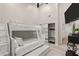 Bedroom featuring bunk beds and a closet with a dresser at 4689 Kristen Ln, Las Vegas, NV 89121
