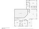 Upstairs floor plan showcasing bedroom, bathroom, and laundry room layout at 5523 Kyle Peak Ct, Las Vegas, NV 89135