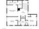 A detailed floor plan of the home's second floor showcasing bedrooms and bathrooms at 6058 Ambleshire Ave, Las Vegas, NV 89139