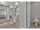 Bright bathroom featuring a walk-in closet, a toilet room, and other luxurious amenities at 6130 Pebble Glen, Las Vegas, NV 89149