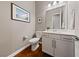 Half-bath with modern fixtures at 6192 Lautman Ridge Ct, Las Vegas, NV 89141