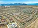 An aerial view showing the community layout and residential streets in Skye Canyon, located in Las Vegas, Nevada at 9032 Skye Canyon Ranch St, Las Vegas, NV 89166