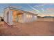 A spacious backyard with a covered patio is ready for your enjoyment at 9032 Skye Canyon Ranch St, Las Vegas, NV 89166