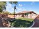 This backyard boasts a basketball court, desert landscaping, and privacy at 10129 Elk Valley St, Las Vegas, NV 89178