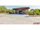 A community park structure for residents features decorative signage and stone columns at 10288 Grizzly Forest Dr, Las Vegas, NV 89178