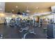 A community fitness center equipped with modern cardio and weight training machines with mounted flatscreen televisions at 10288 Grizzly Forest Dr, Las Vegas, NV 89178