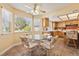 Cozy breakfast nook with a glass table, and bright natural light at 1634 Georgia Ave, Boulder City, NV 89005