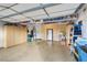 Spacious garage with built-in cabinets, providing ample storage and functional organization for vehicles and tools at 2140 Idaho Falls Dr, Henderson, NV 89044
