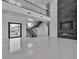 Spacious living room boasting high ceilings, modern fireplace, and sleek, contemporary design at 2827 Richmar Ave, Henderson, NV 89074