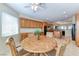 The kitchen opens to a dining area filled with natural light at 3032 Stratmoor Hills Ave, Henderson, NV 89052
