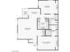 Detailed floor plan outlining the layout of the home including room dimensions and features at 3145 E Flamingo Rd # 2119, Las Vegas, NV 89121