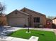 Charming single-story home with well-maintained lawn and desert landscaping on a sunny day at 3507 Pointe Vedra Ct, Las Vegas, NV 89122