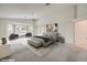 Expansive main bedroom with bay windows, sitting area, and ample space for relaxation and rest at 3710 E Oquendo Rd, Las Vegas, NV 89120