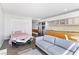 Spacious living area featuring modern kitchen, dining space and stylish bedroom at 3722 Las Vegas Blvd # 2204, Las Vegas, NV 89158