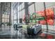Modern lobby area featuring art, sofas, and sleek, reflective floors at 3722 Las Vegas Blvd # 2204, Las Vegas, NV 89158