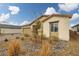 Attractive one-story home with a desert-style front yard and neutral color palette at 4096 E Cactus Canyon Dr, Pahrump, NV 89061