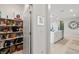 Well-stocked pantry showcases ample shelving, providing practical storage solutions and easy organization at 4096 E Cactus Canyon Dr, Pahrump, NV 89061