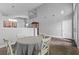 Bright dining area featuring neutral decor, tile flooring, and modern lighting at 4105 Falcons Flight Ave, North Las Vegas, NV 89084