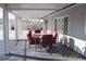 Covered patio with outdoor dining set at 4417 Rita Dr, Las Vegas, NV 89121