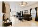 Spacious living room featuring modern decor and plenty of natural light at 5908 High Steed St # 102, Henderson, NV 89011