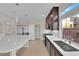 Bright kitchen with a large center island, stainless steel appliances, and plenty of counter space for cooking at 6325 Carmel Creek Ave, Las Vegas, NV 89139