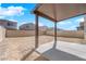Large backyard featuring a covered patio at 7022 Feather Hill St, North Las Vegas, NV 89086