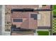 Bird's eye view showcasing the tile roof and solar panels at 7022 Feather Hill St, North Las Vegas, NV 89086