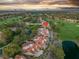 Sweeping aerial of the Las Vegas community surrounding 7889 Harbour Towne home at 7889 Harbour Towne Ave, Las Vegas, NV 89113
