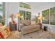 Relaxing sitting area with comfortable furnishings, soft lighting, and a serene atmosphere at 7889 Harbour Towne Ave, Las Vegas, NV 89113