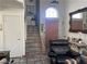 Open entryway with staircase and a tiled floor at 8396 Yamhill St, Las Vegas, NV 89123