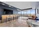 Entertain in this game room with a pool table, wet bar, and stunning views at 11 Cloud Chaser Blvd, Henderson, NV 89012