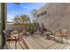 Cozy outdoor seating area with stylish furniture, desert landscaping, and a tranquil ambiance at 11 Cloud Chaser Blvd, Henderson, NV 89012