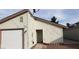 Front exterior view of single Gathering home with garage, showing facade details and front walkway at 2021 San Simeon St, Las Vegas, NV 89108