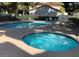 Community swimming pool and hot tub at 2724 Otter Creek Ct # 101, Las Vegas, NV 89117