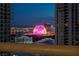 Beautiful city view featuring a unique building with a pink dome, hotels and casinos at 2777 Paradise Rd # Ph 3001, Las Vegas, NV 89109